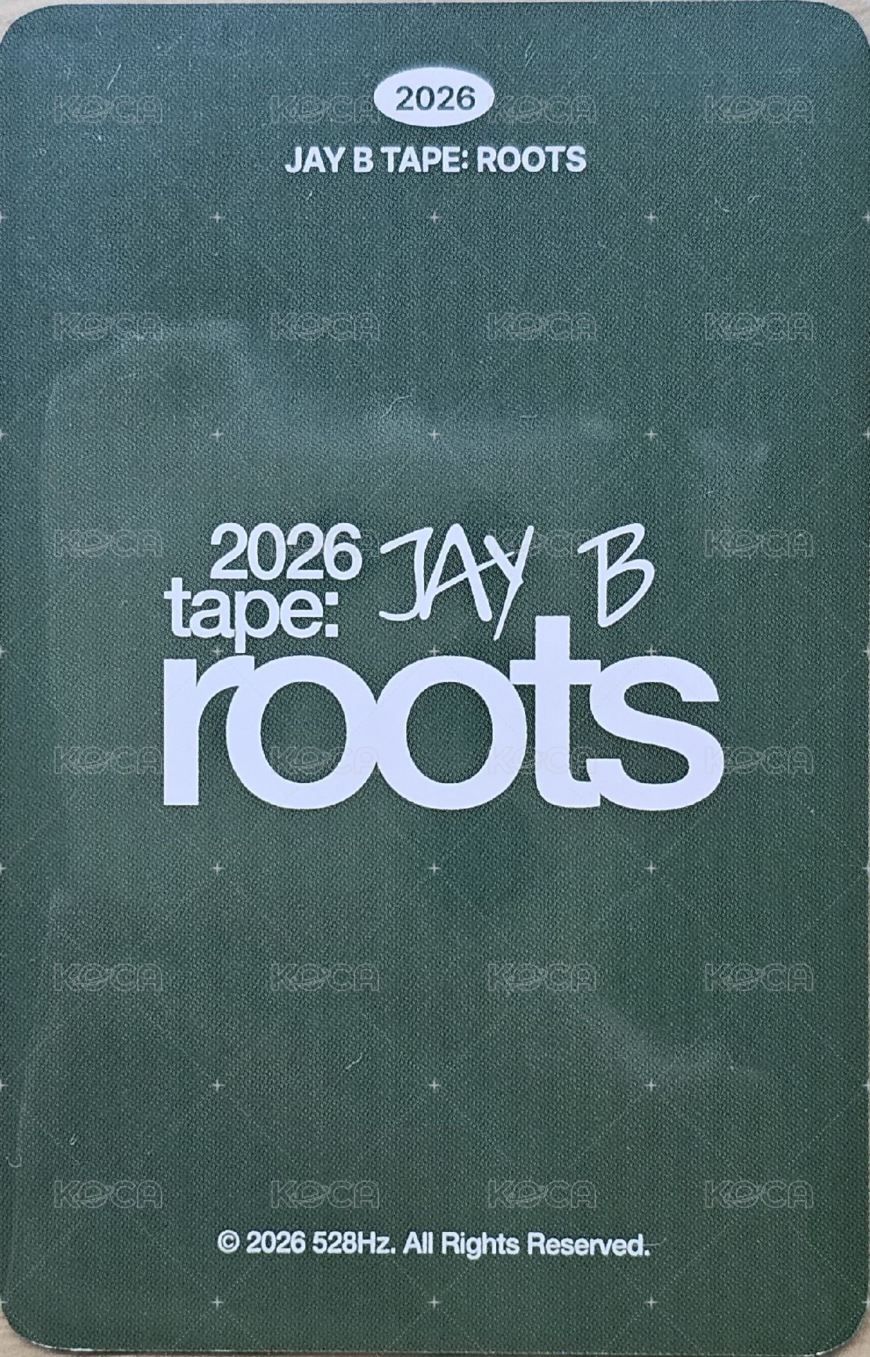 2026tape:roots wm 卡套組 小卡組 周邊卡  背面