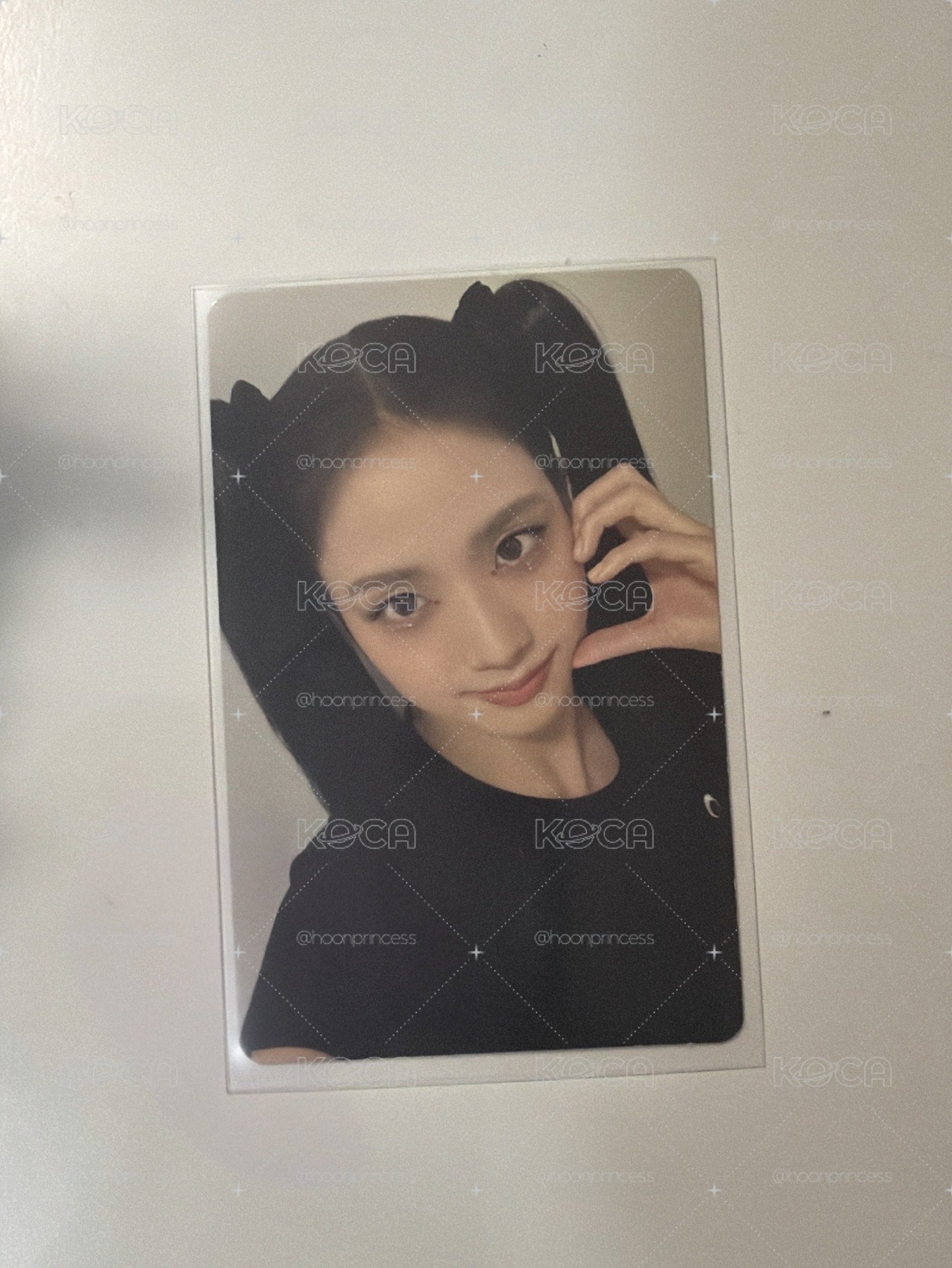 Blackpink Jisoo solo專輯 ME 黑版雙馬尾秀秀