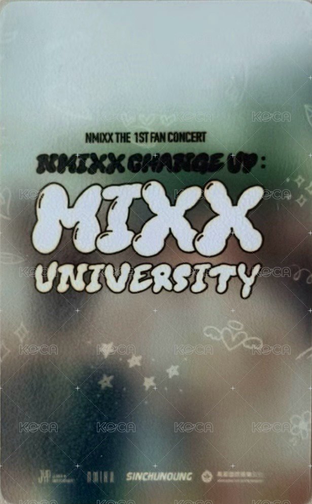 MIXX UNIVERSITY 香港 入場卡 / 場限卡  背面