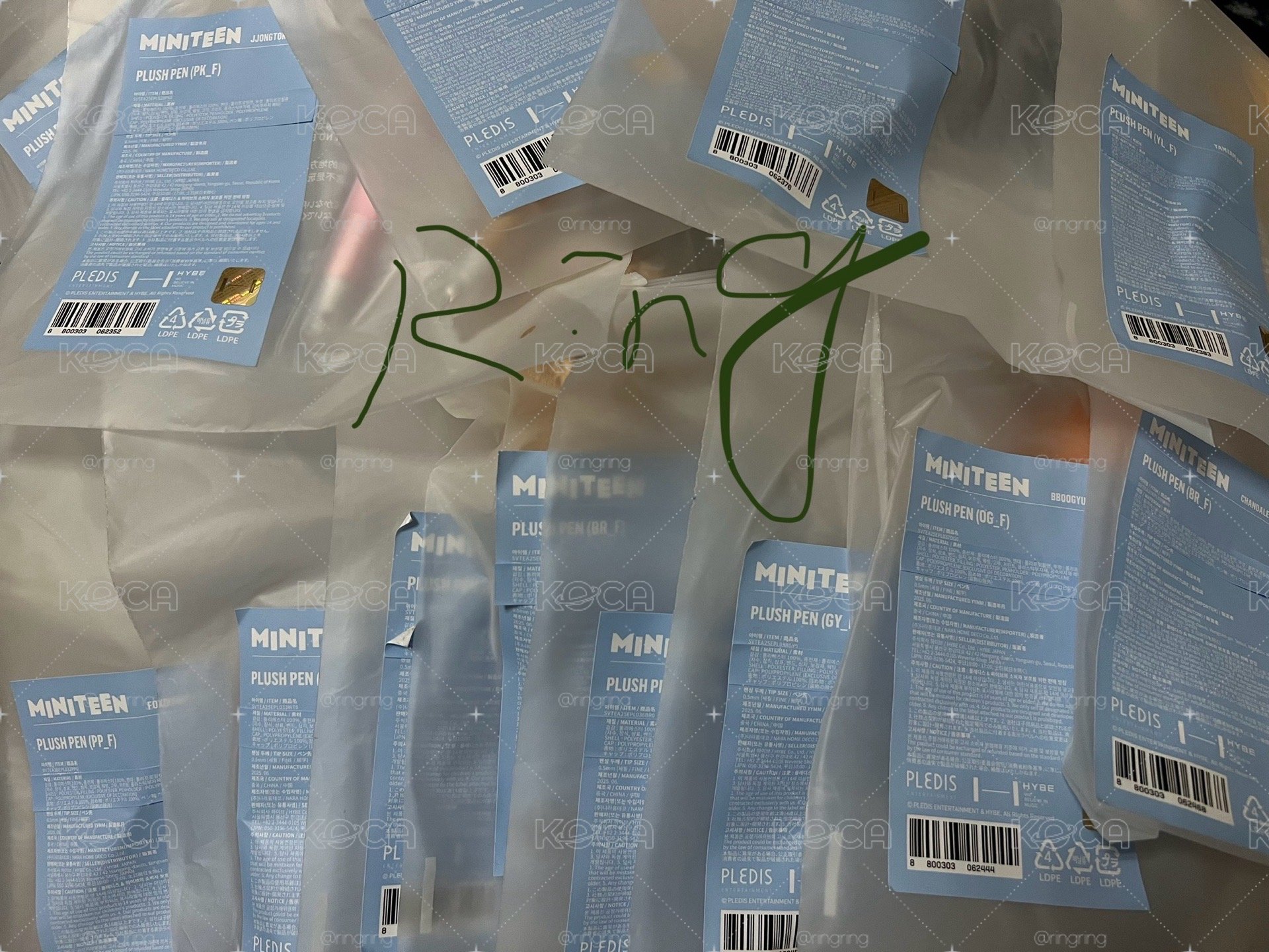 Miniteen 大頭娃筆 盤出不拆