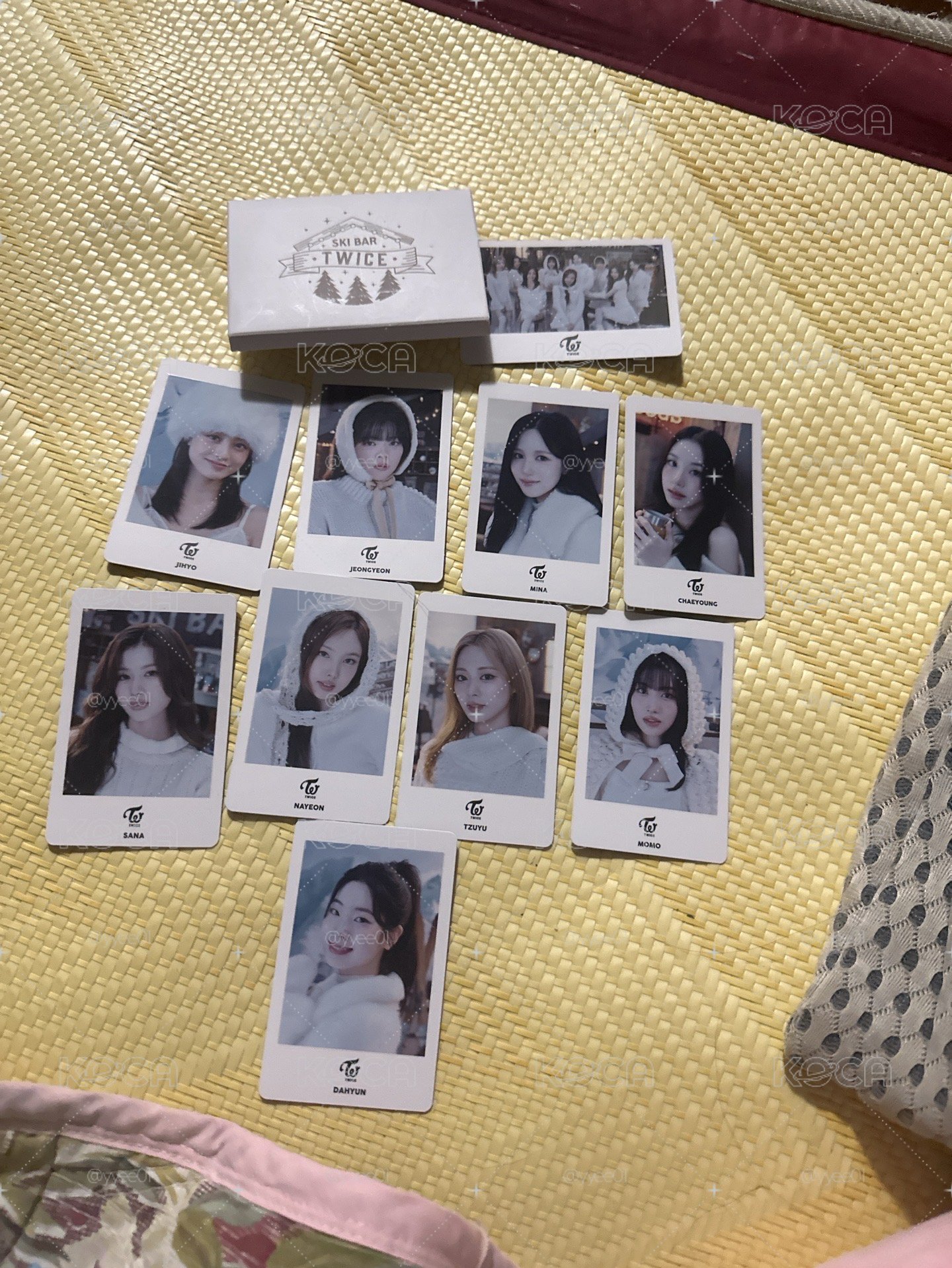 TWICE 24JP冬季快閃 周邊卡 