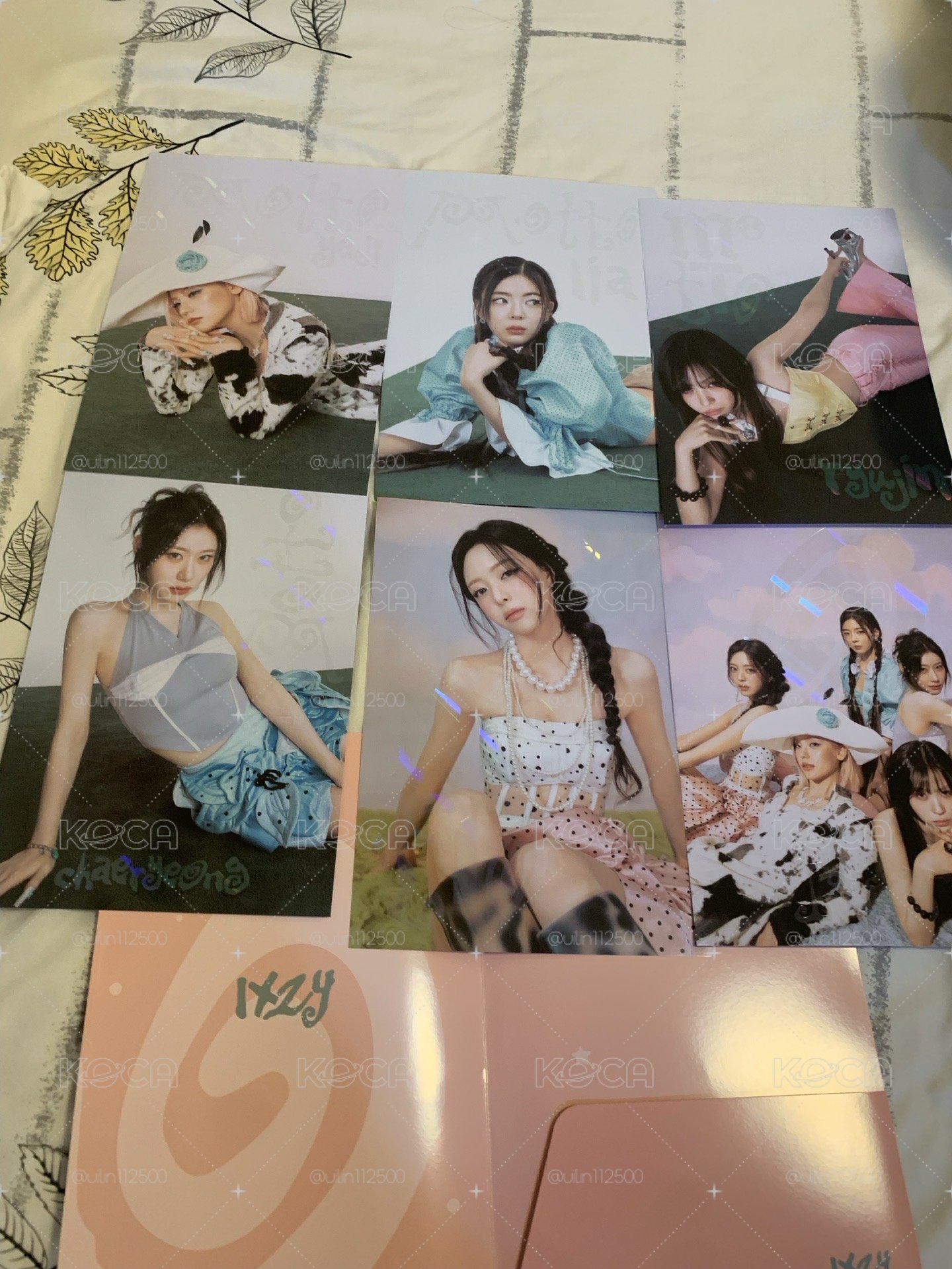 Itzy motto 台北快閃店 A4海報組