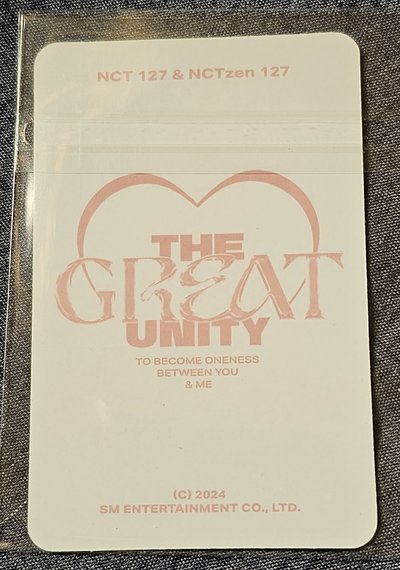 NCT127 The Great Unity MARK 