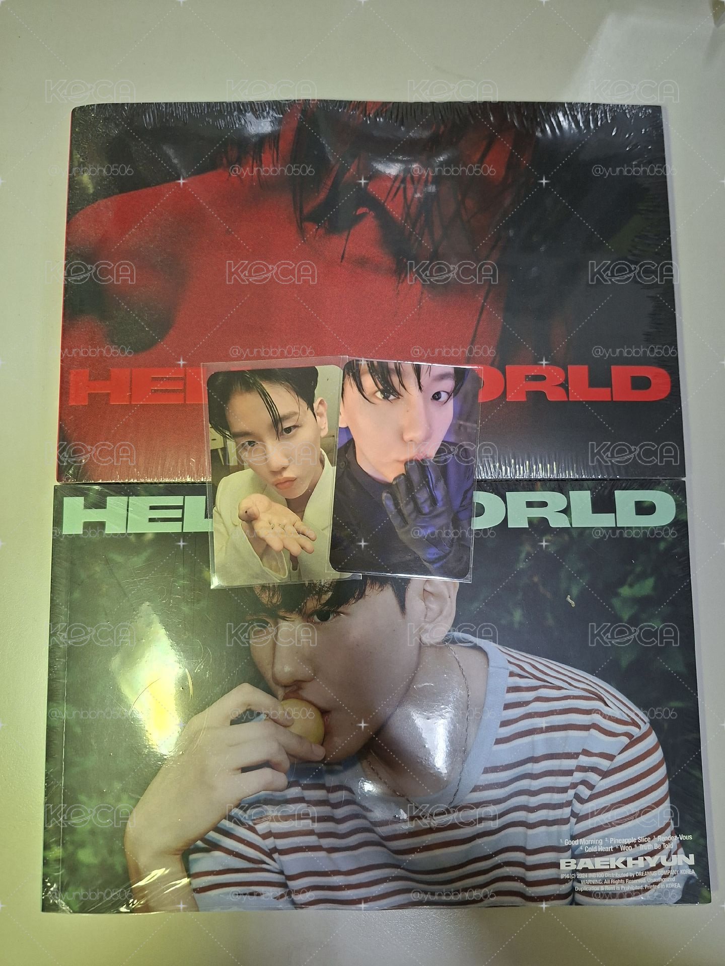 伯賢bolo4全專+yes24特典卡