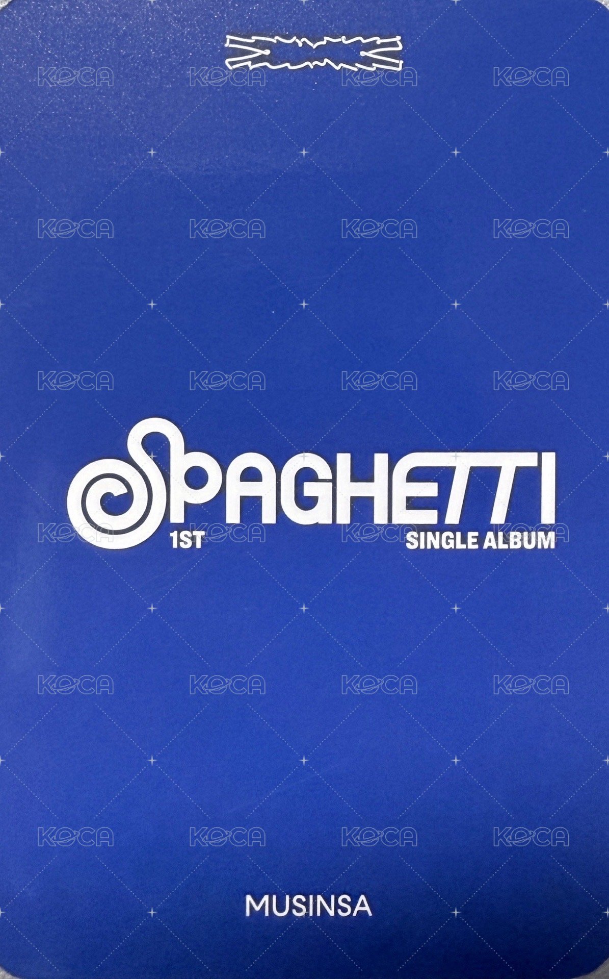SPAGHETTI MUSINSA 幸運卡  背面