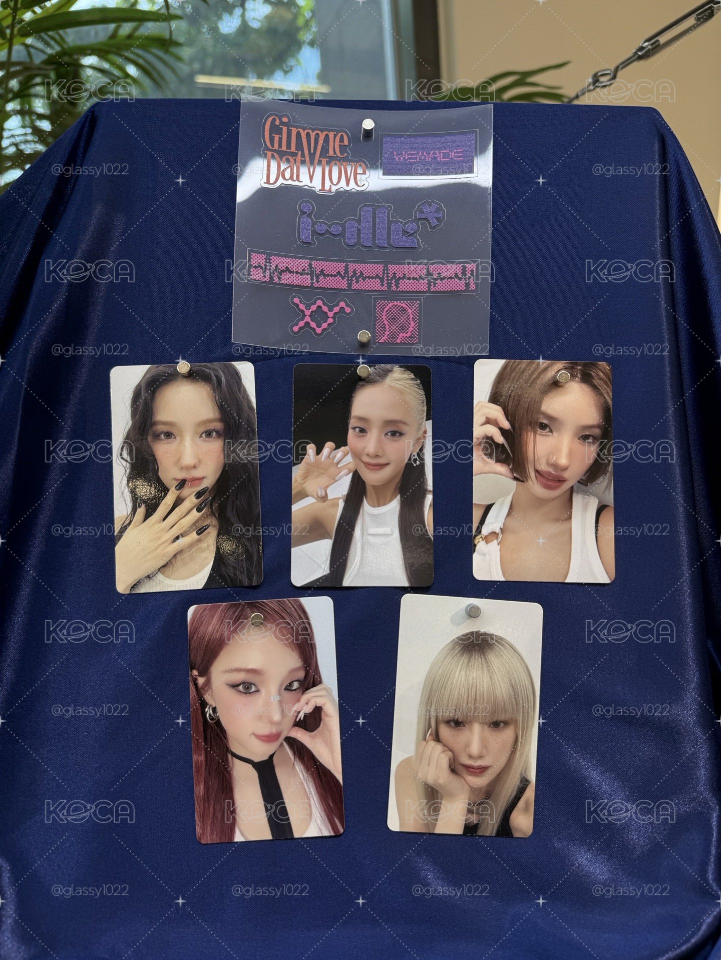i-dle We made cube咖啡廳MD組
