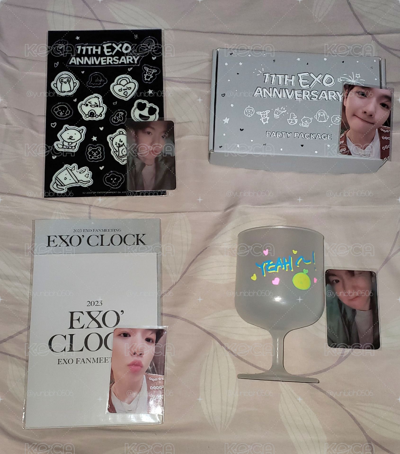 EXO伯賢 11周年週邊