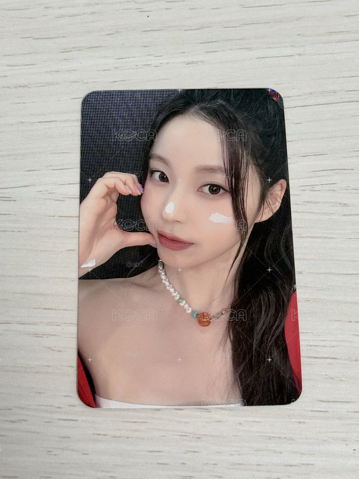 nmixx dmm 簽售卡奶油