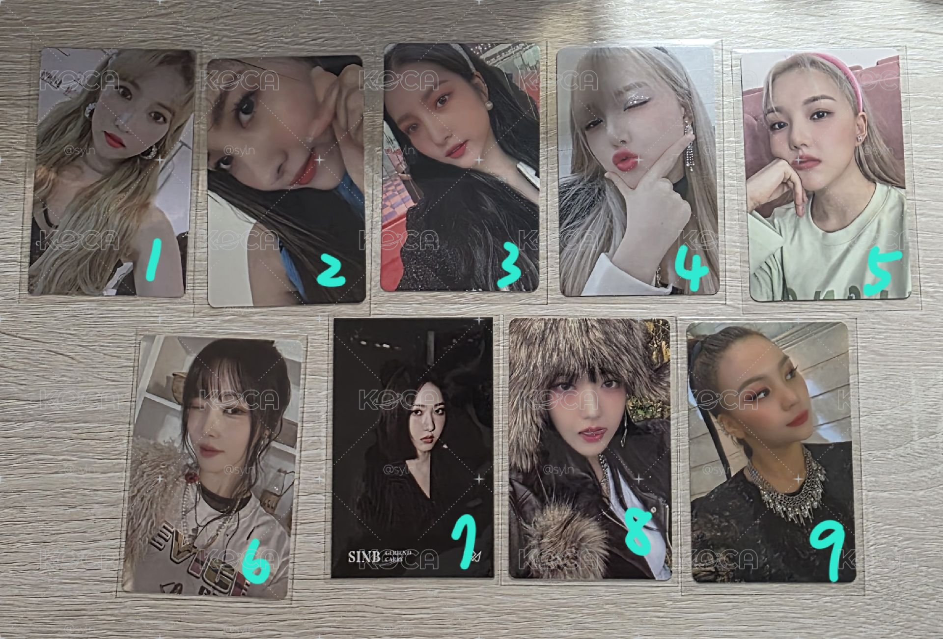 GFRIEND 小卡
