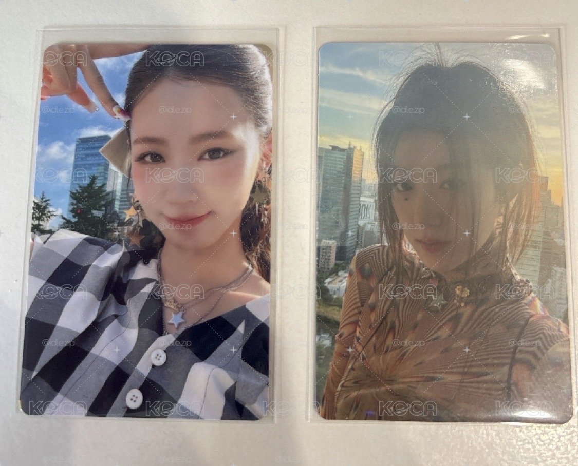 i-dle 日本專輯 薇娟+舒華 日文卡背 專卡 