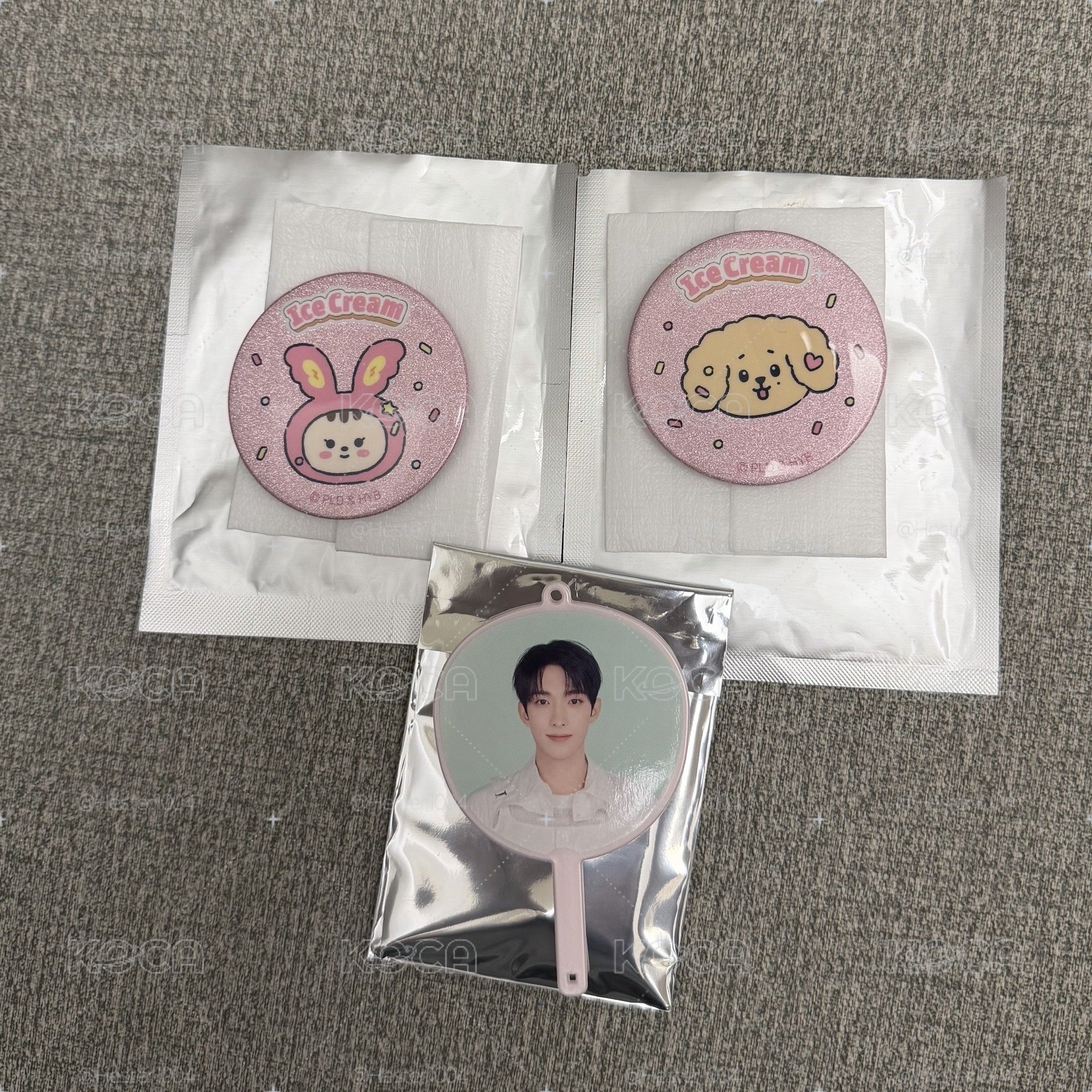 Miniteen 徽章+DK 飯咪小扇