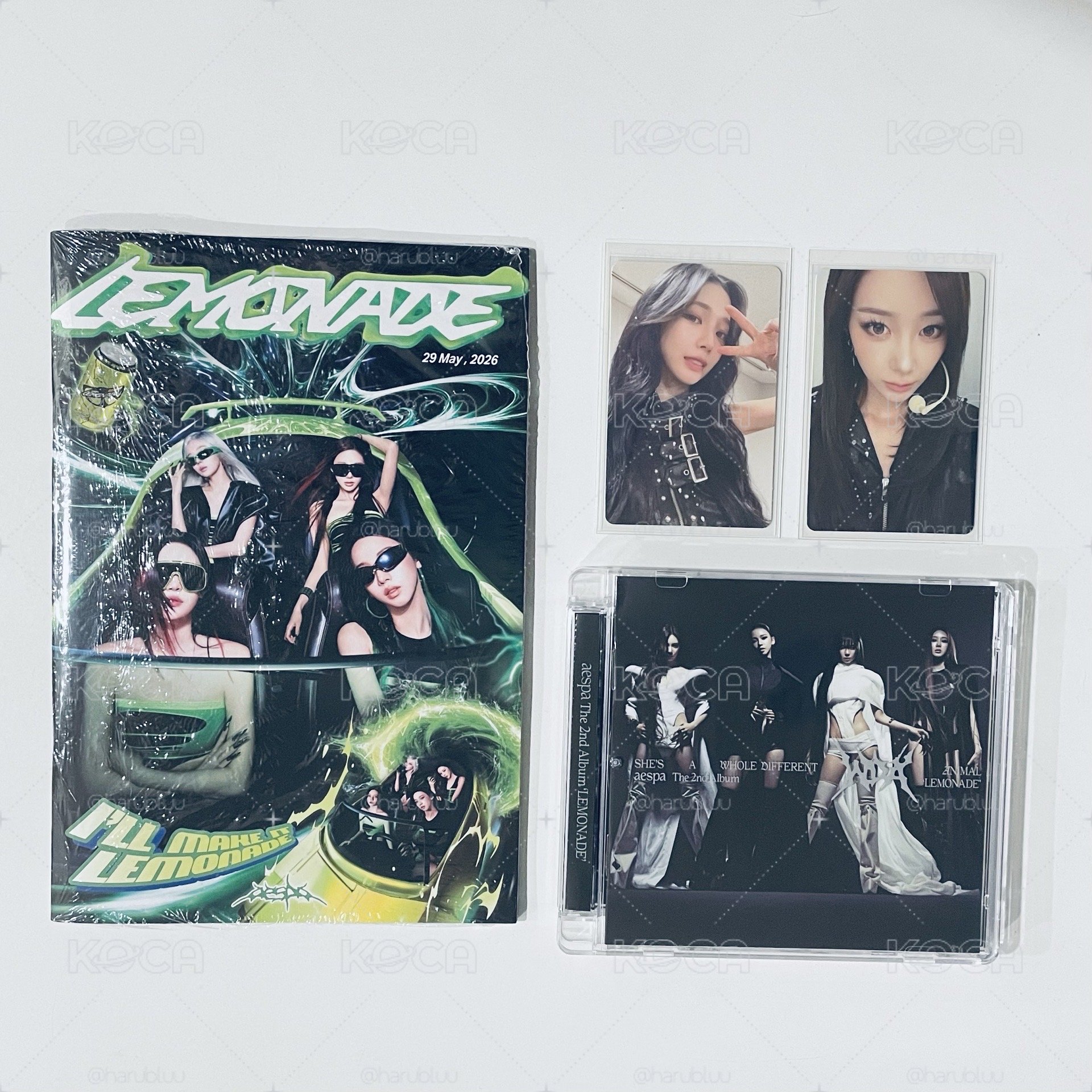 Lemonade P.O.S ver空專 + Japan exclusive ver空專 + 塔店東蛋限定特典卡 柚吉