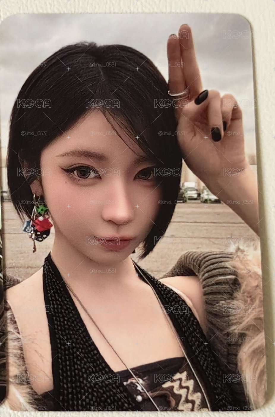 兔耳角 打歌卡