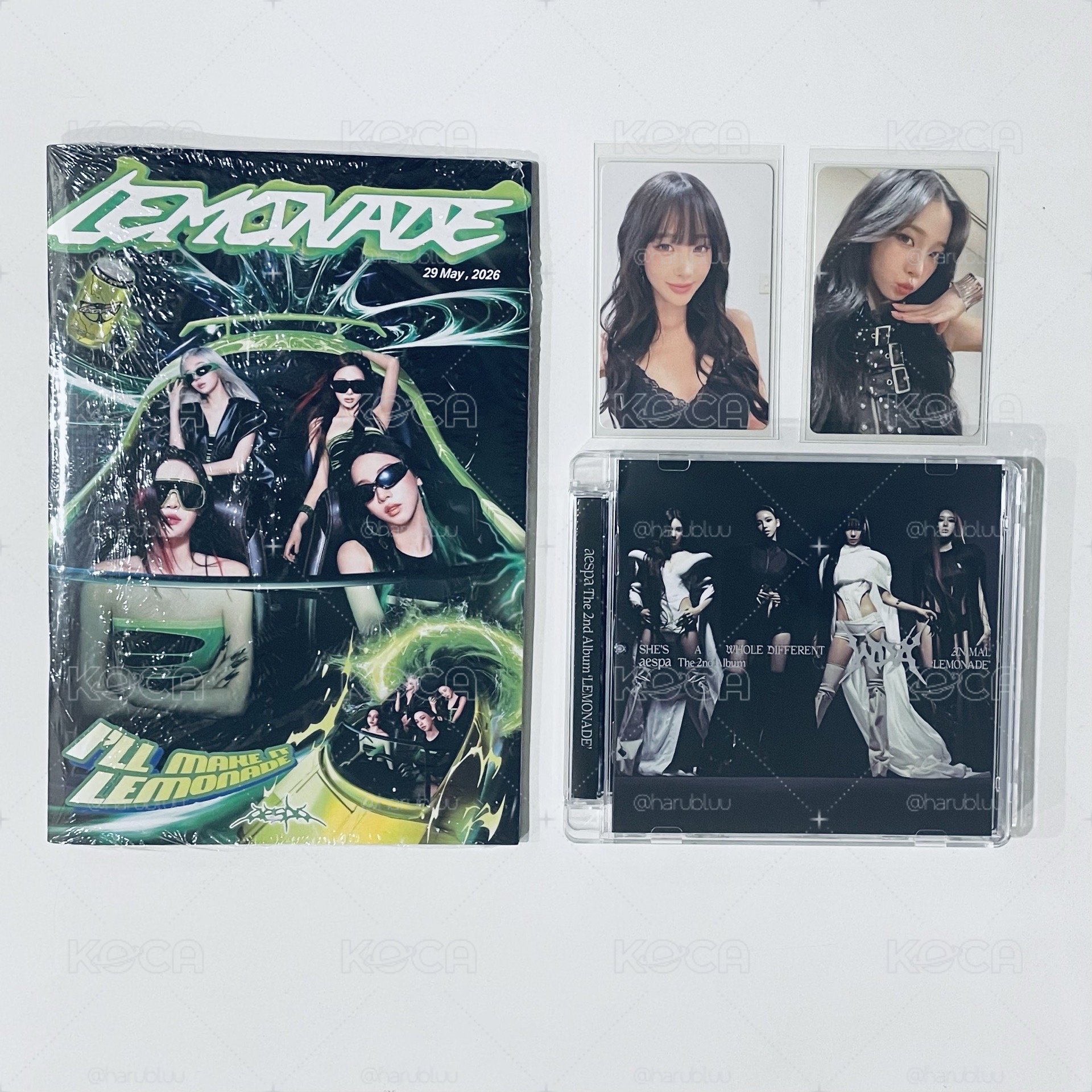Lemonade P.O.S ver空專 + Japan exclusive ver空專 + 塔店東蛋限定特典卡 柚吉.