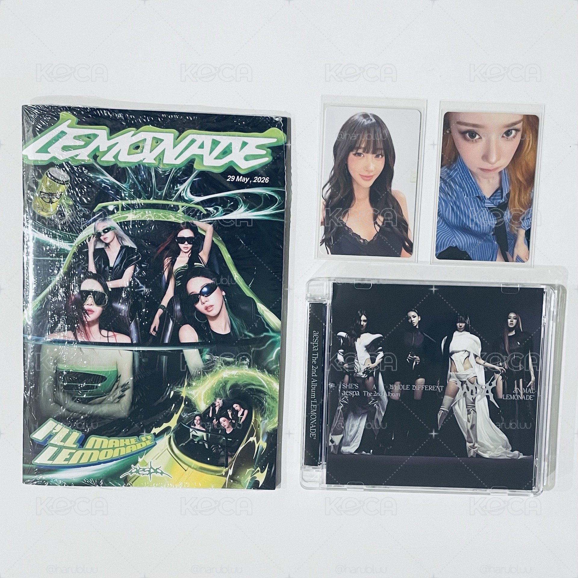 Lemonade P.O.S ver空專 + Japan exclusive ver空專 + 塔店東蛋限定特典卡 冬吉