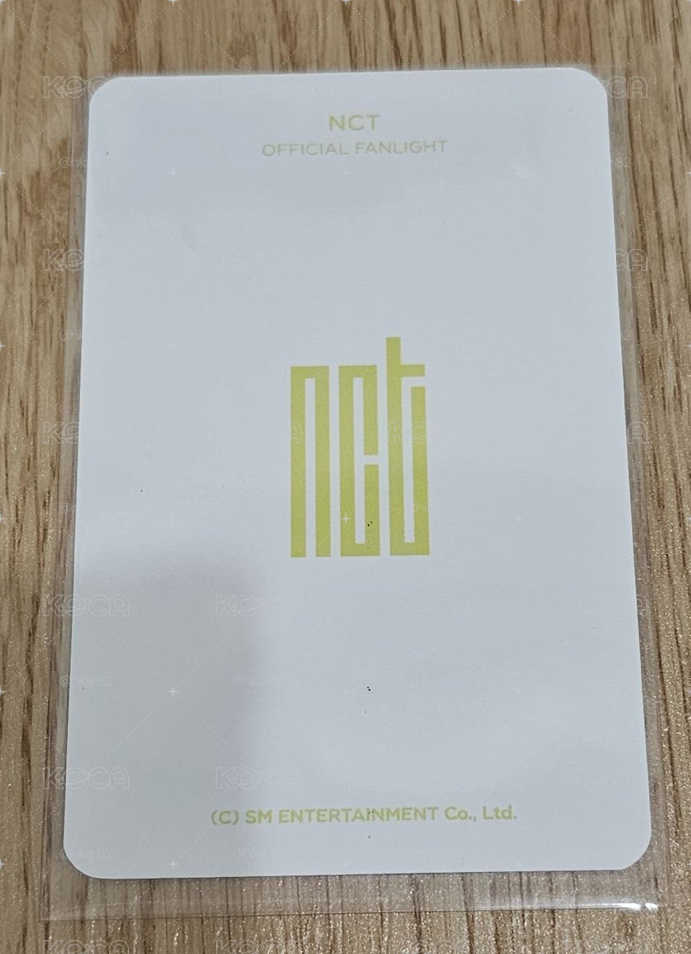NCT 一代手燈 周邊卡 JOHNNY 
