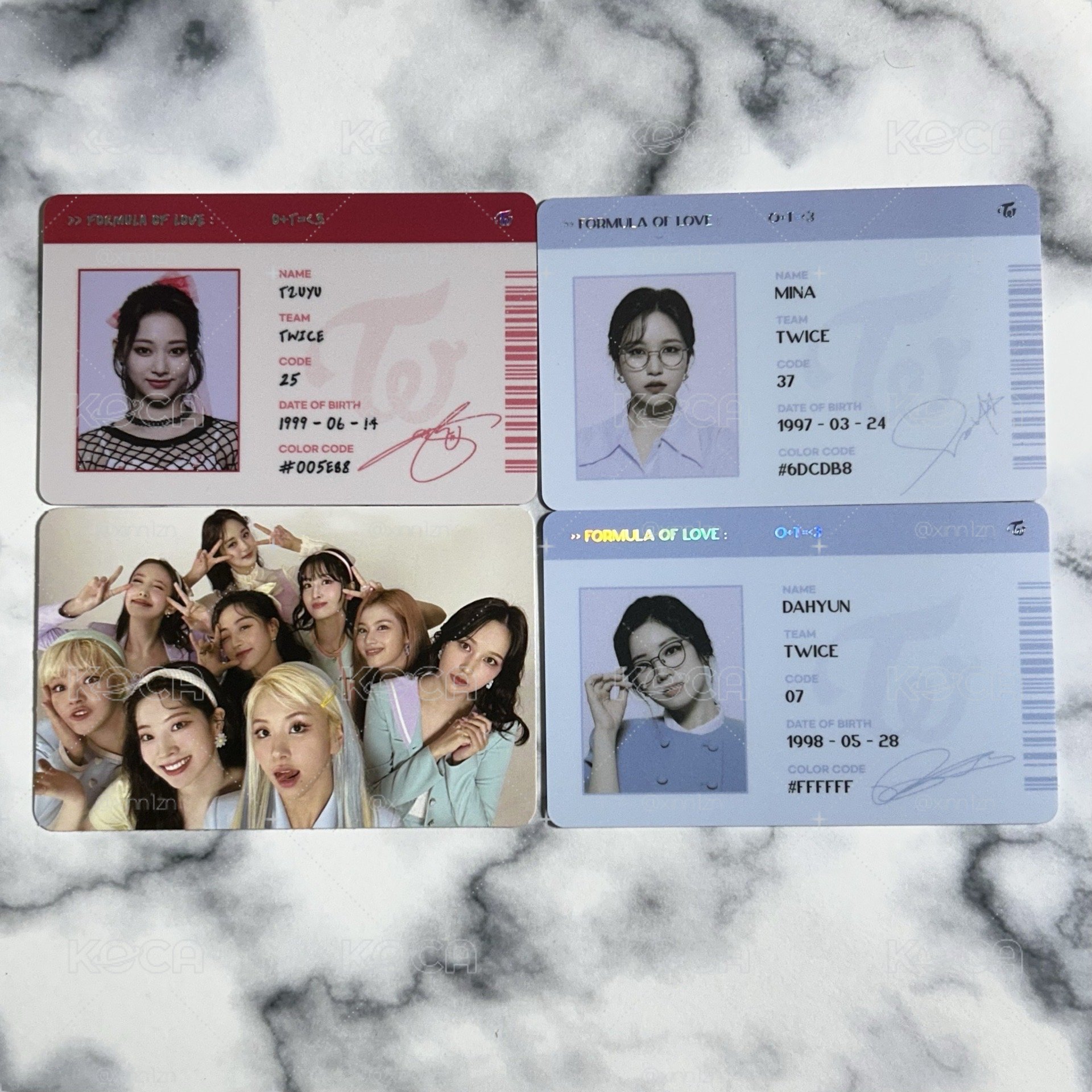 Twice-科學家 證件照/團卡