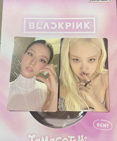 Tamagotchi 滿額卡 Jisoo Rosé  扇子 電子寵物機 
