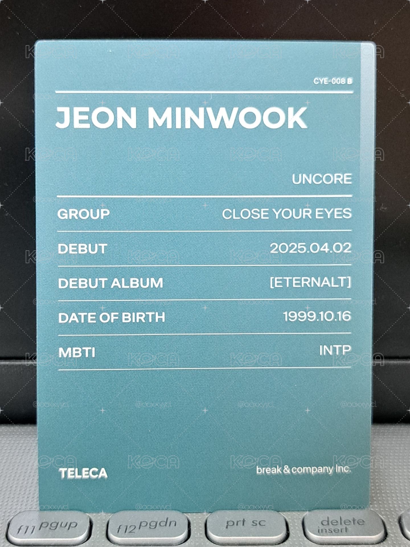 2025 K-POP ROOKIE TELECA 隨機卡 