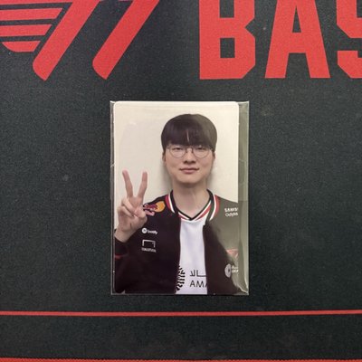 Faker T1 cafe小卡