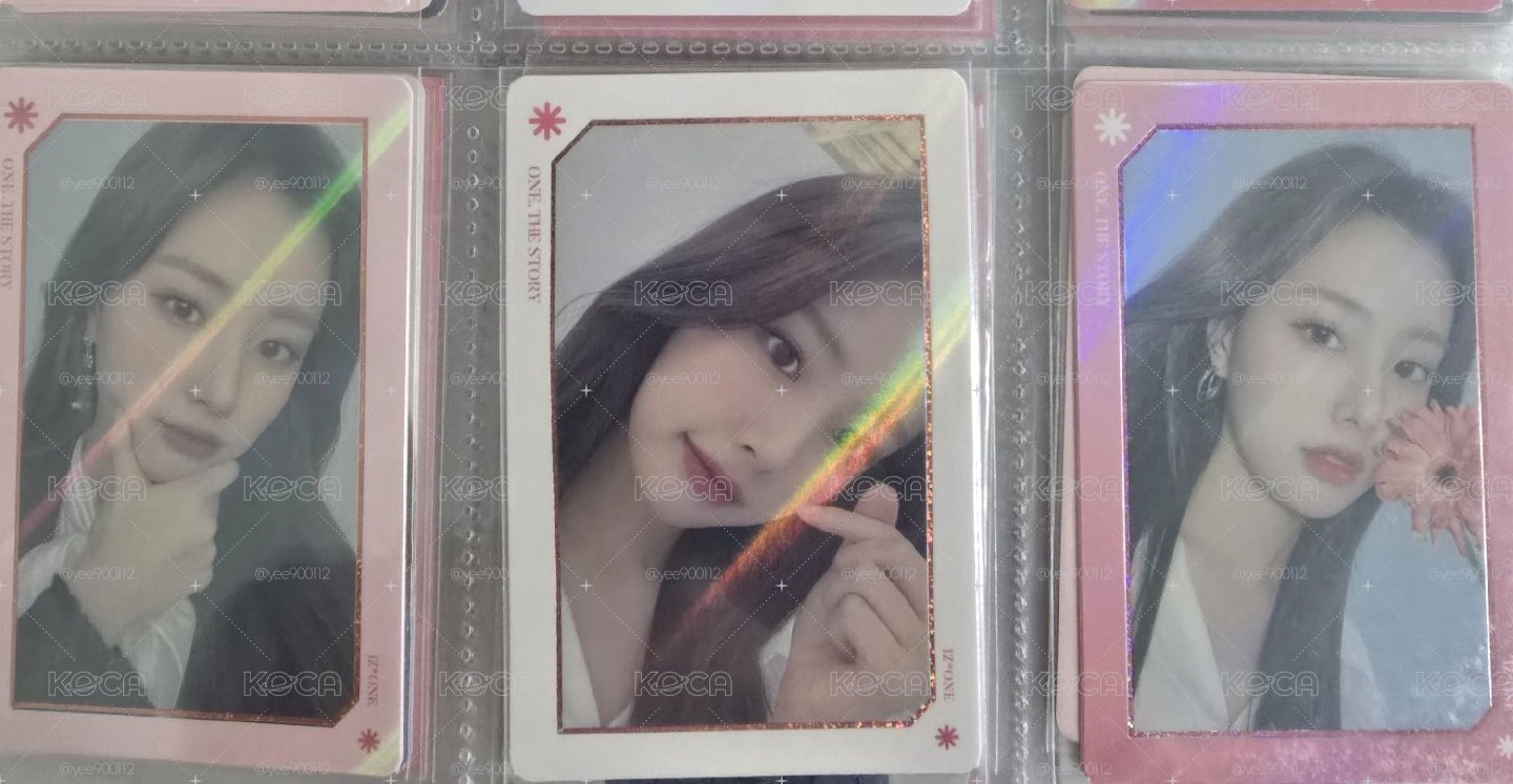 IZONE 惠元 演唱會 閃卡
