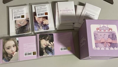 aespa 四周年週邊 幸運卡 立牌組