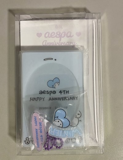 aespa 四周年週邊 幸運卡 立牌組