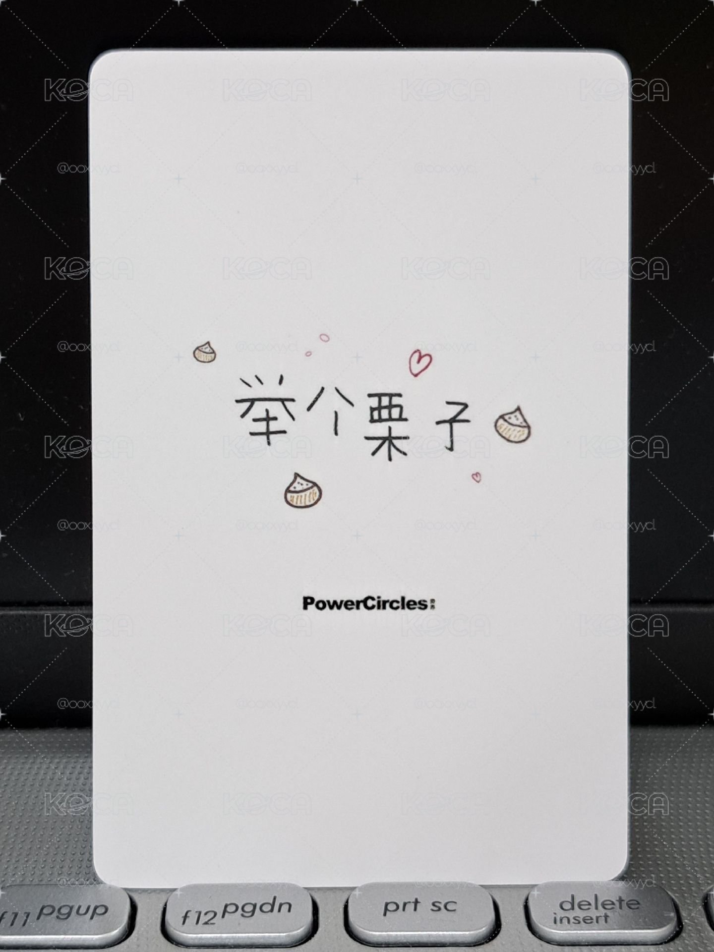 LIZ 雜誌卡 舉個栗子