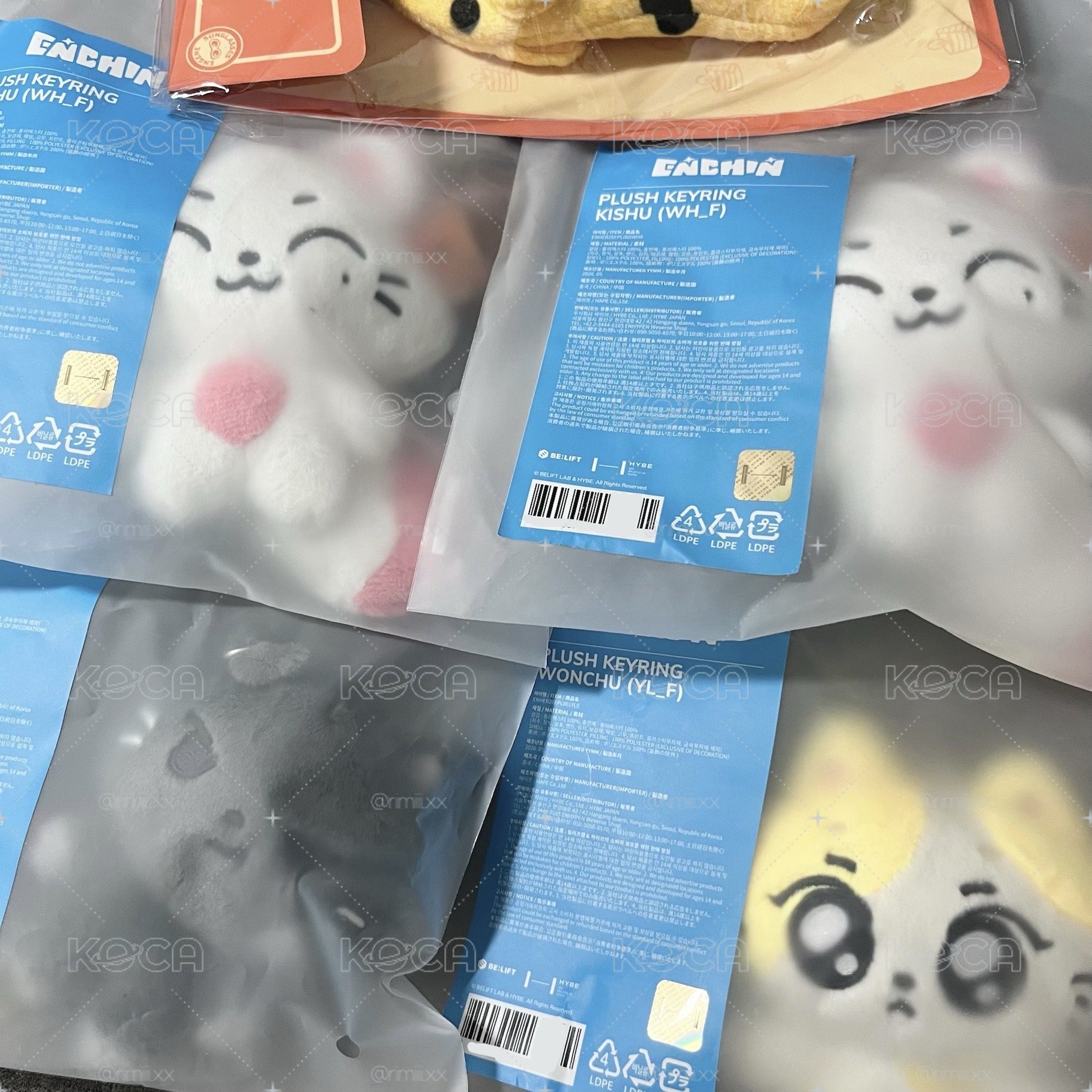 （現貨、一天內出貨）ENCHIN恩親吊飾娃、毛絨卡套、滿增卡、徽章