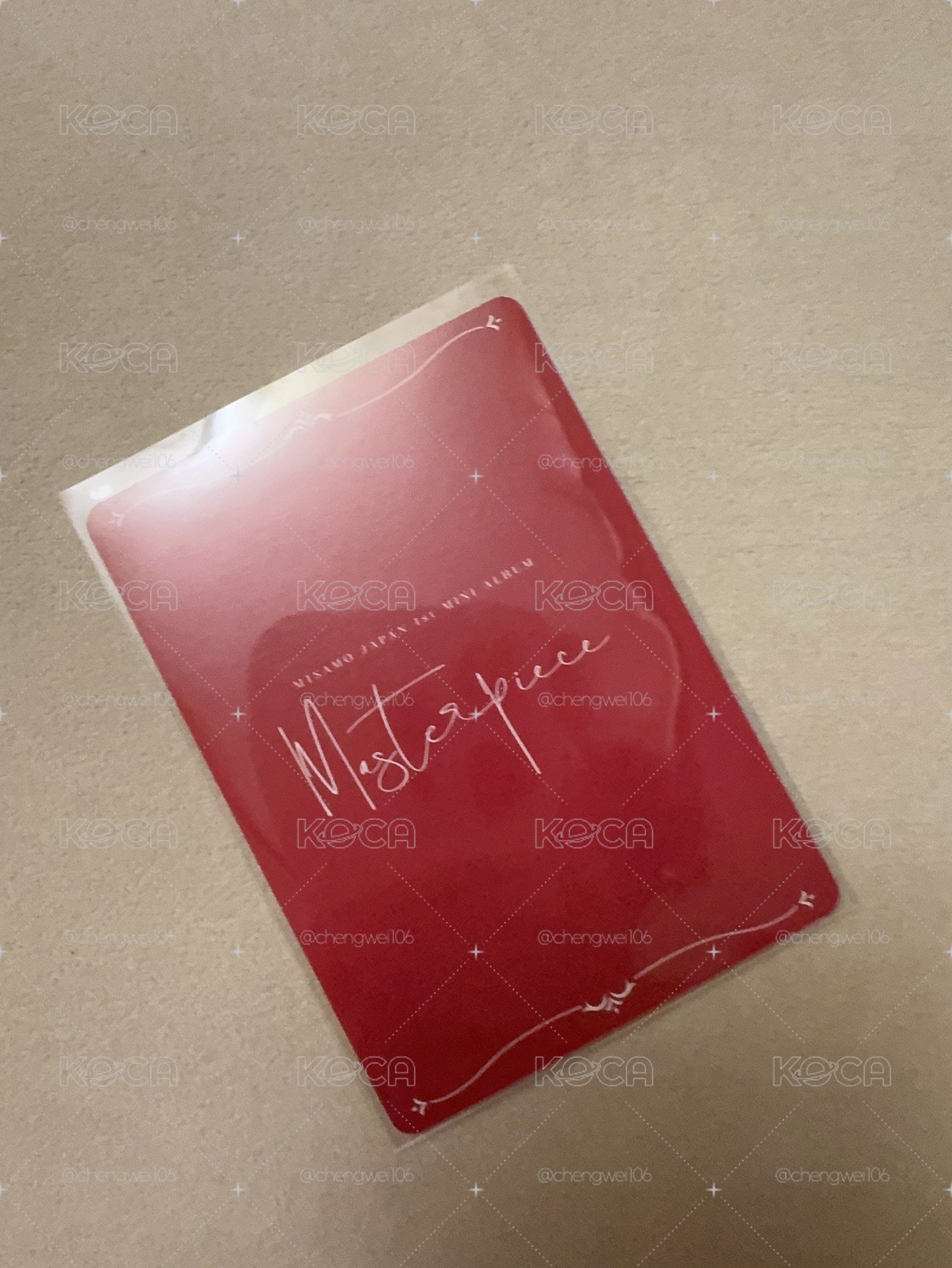 sana masterpiece tower records 幸運卡