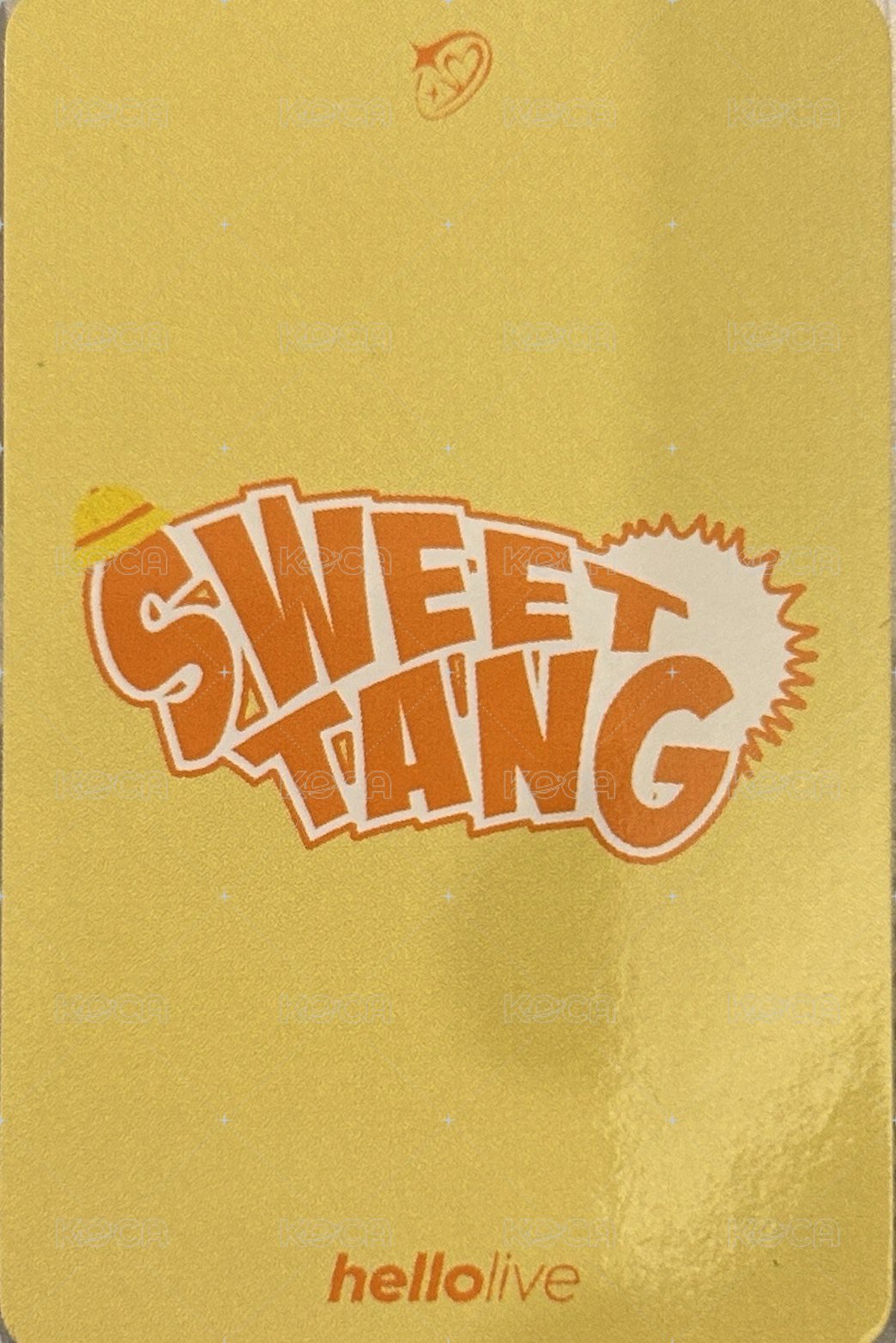 sweet tang hl 線上5.0 簽售卡 幼兒園ver 背面