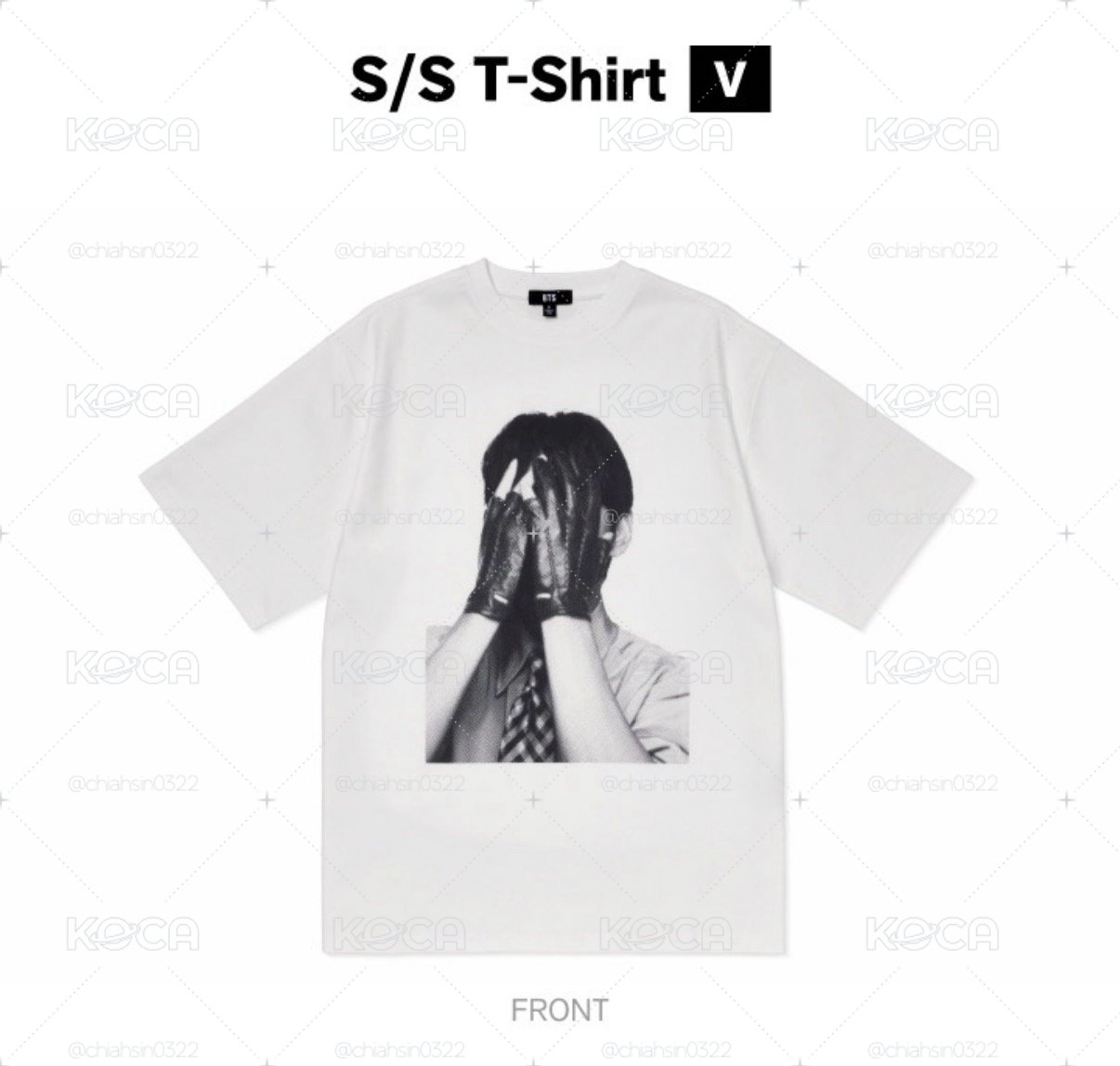 現貨 BTS V人臉T