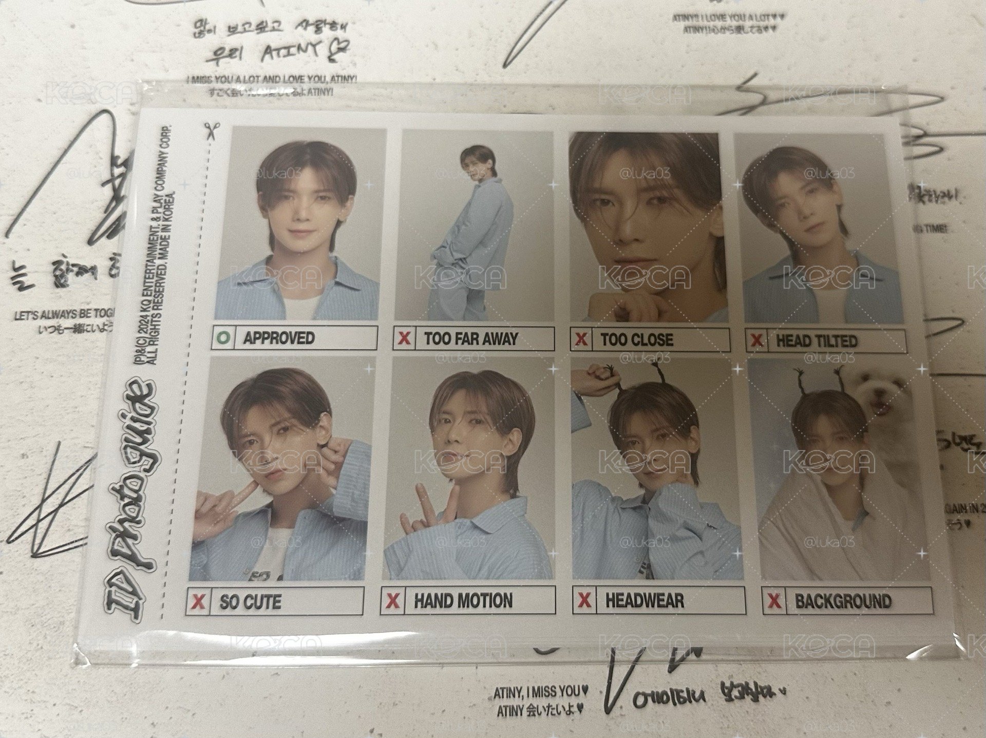 ATEEZ 2025年紅版年曆卡