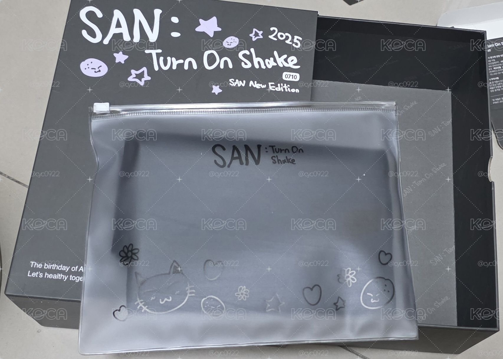 SAN 崔傘 2025 生日MD 周邊 