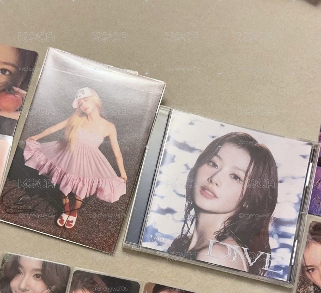 sana單封+簽名卡