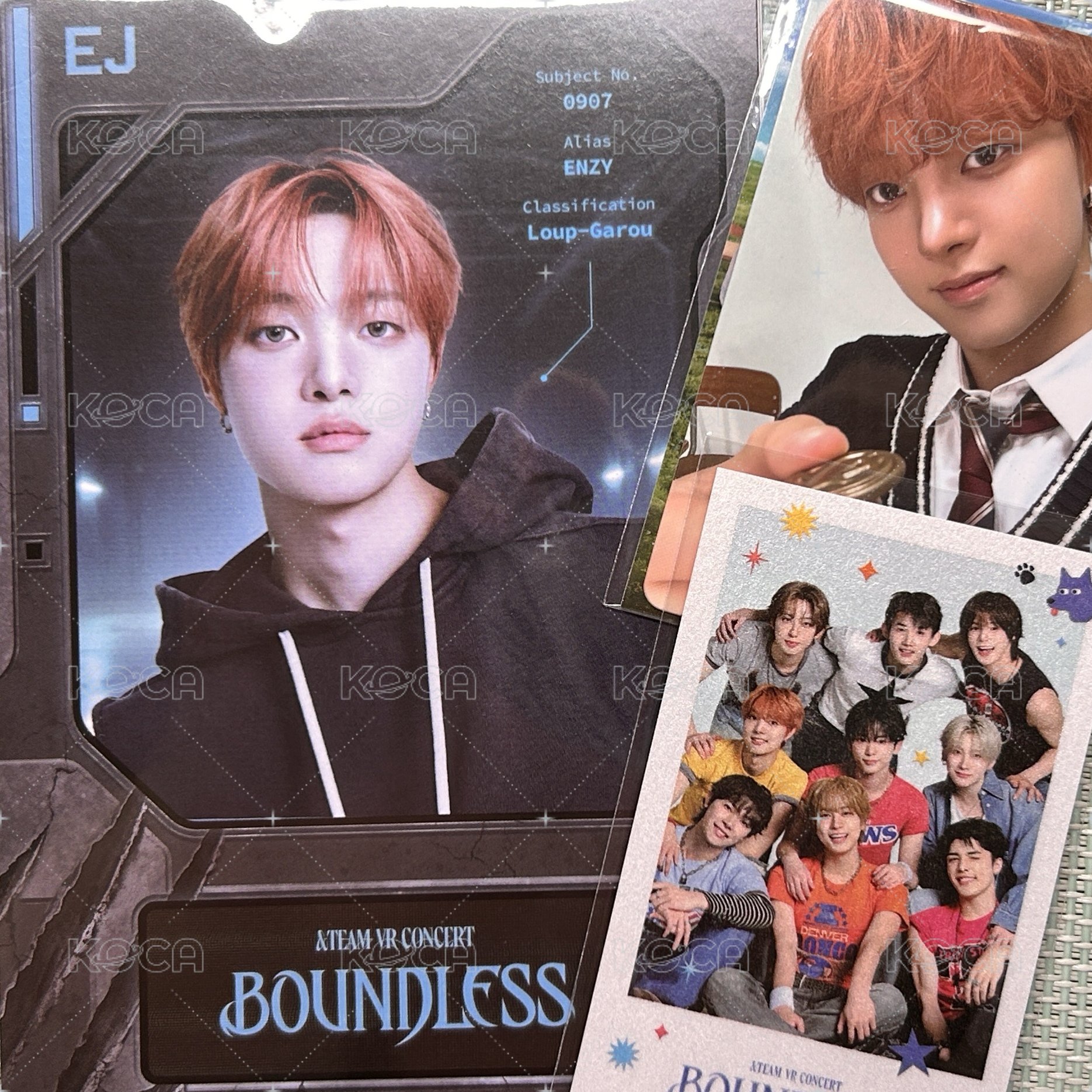 EJVR CONCERT BOUNDLESS小卡】&TEAM VR 特典NICHOLAS EJ - KOCA小卡