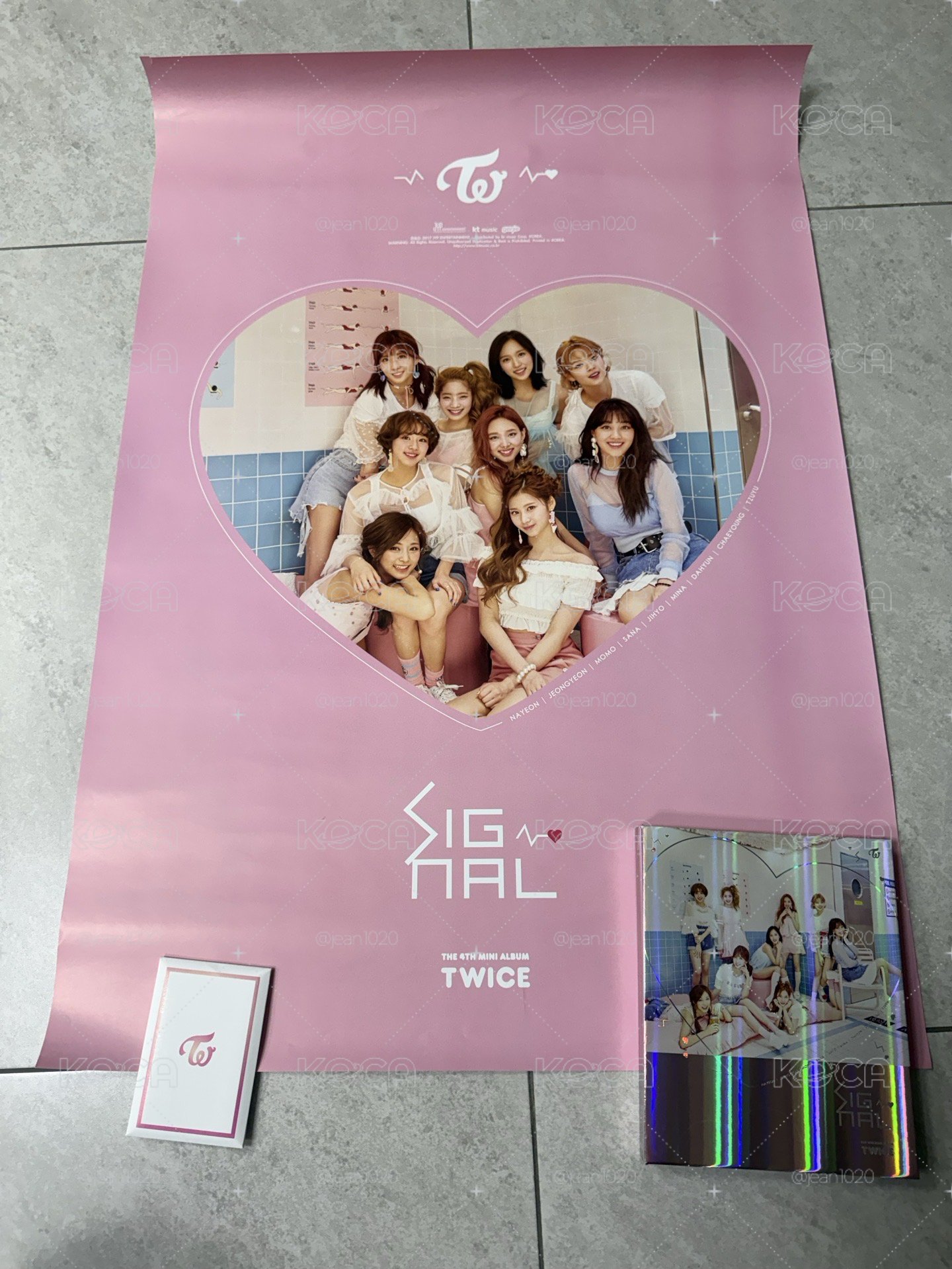 TWICE SIGNAL 空專+預售禮+海報