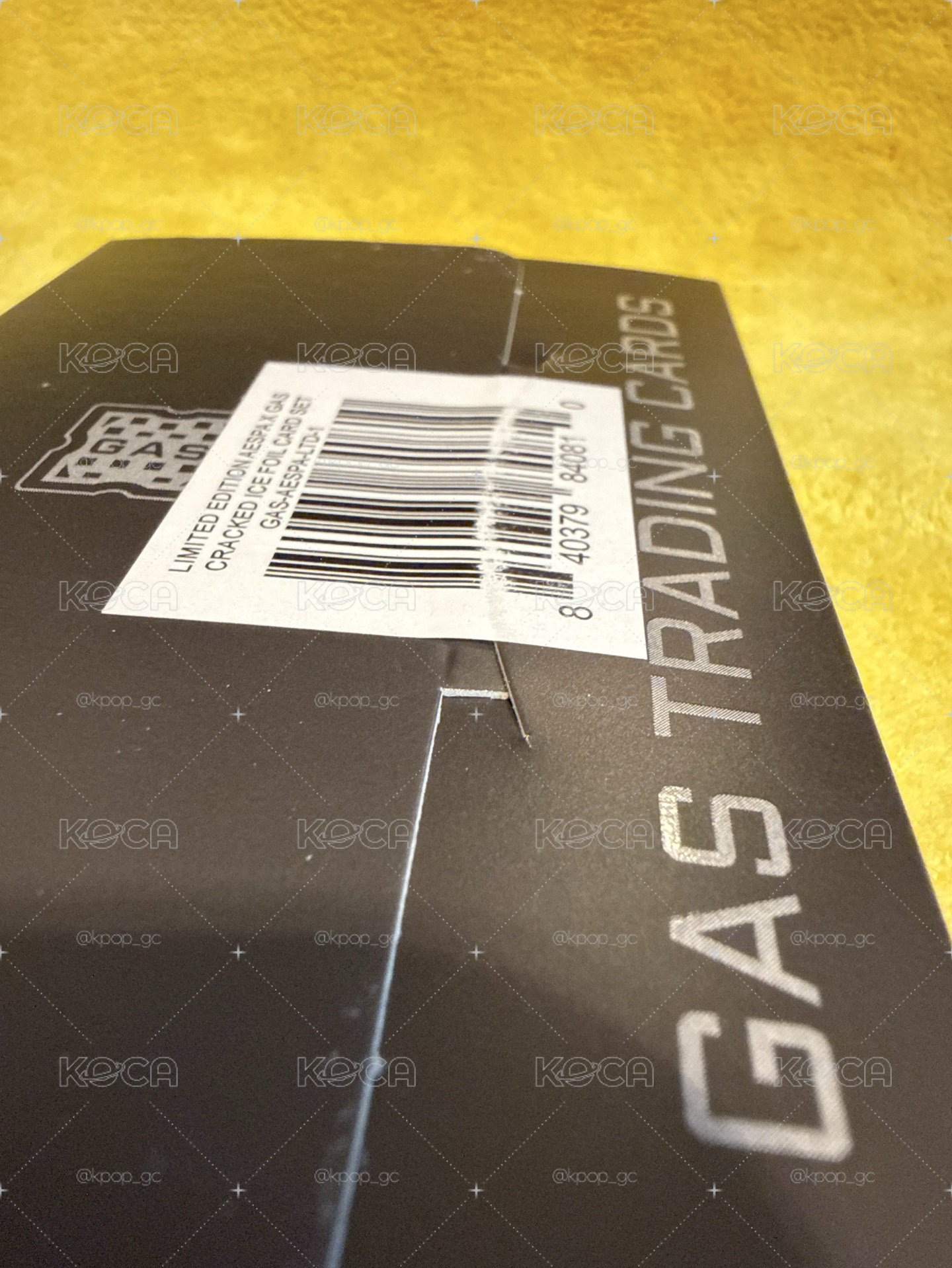 aespa LEMONADE LA線下快閃 GAS Trading Card 限量限定版 （未拆）