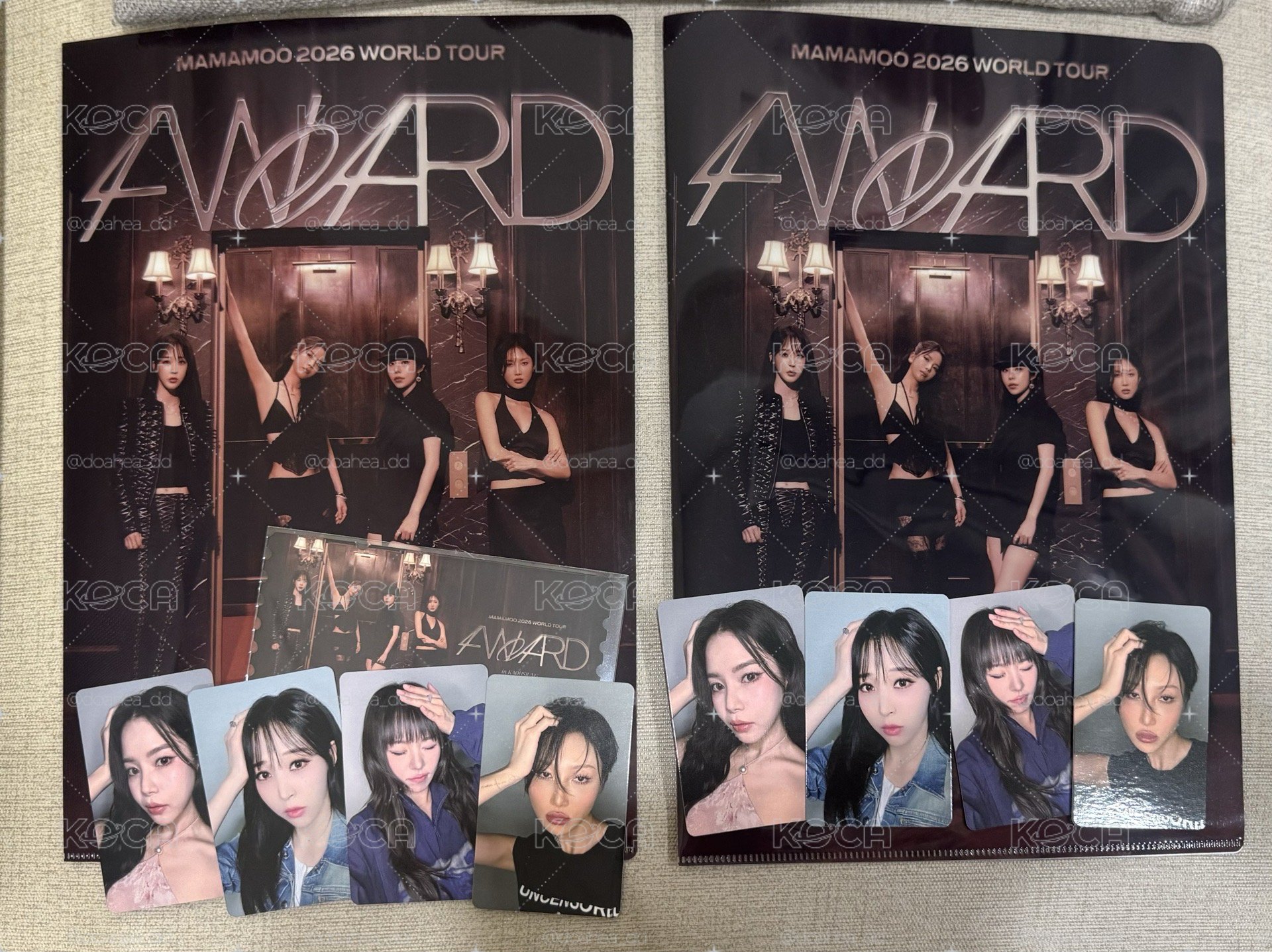 MAMAMOO 4WARD演唱會入場卡