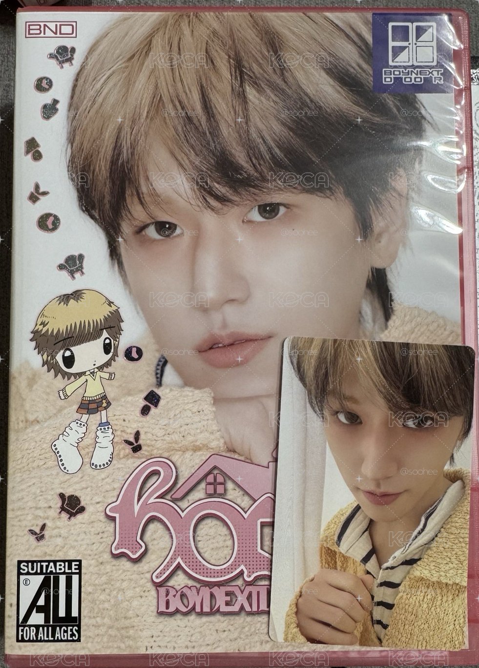 BOYNEXTDOOR HOME 專輯 單封 SWEET HOME ver. 常赫 宰鉉 泰山 李涵 雲鶴