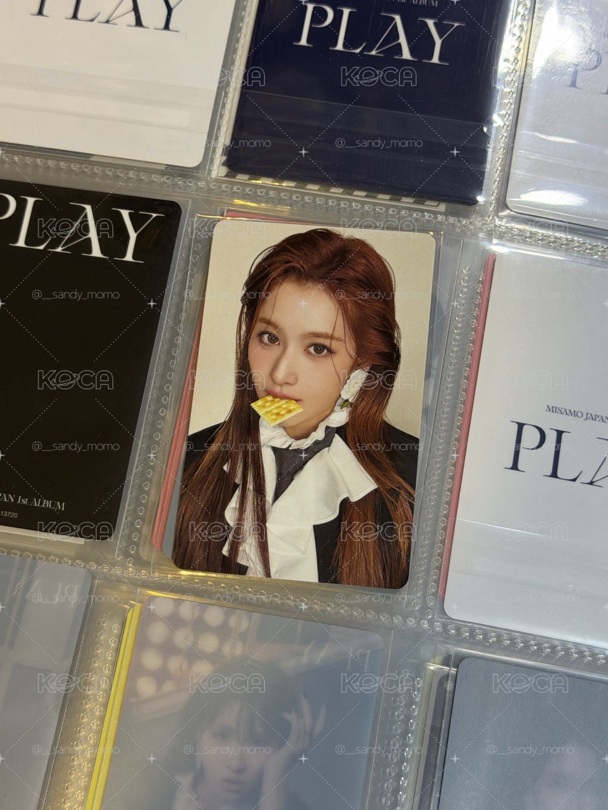 正規一 JYP JAPAN 周邊卡 立牌卡 紗