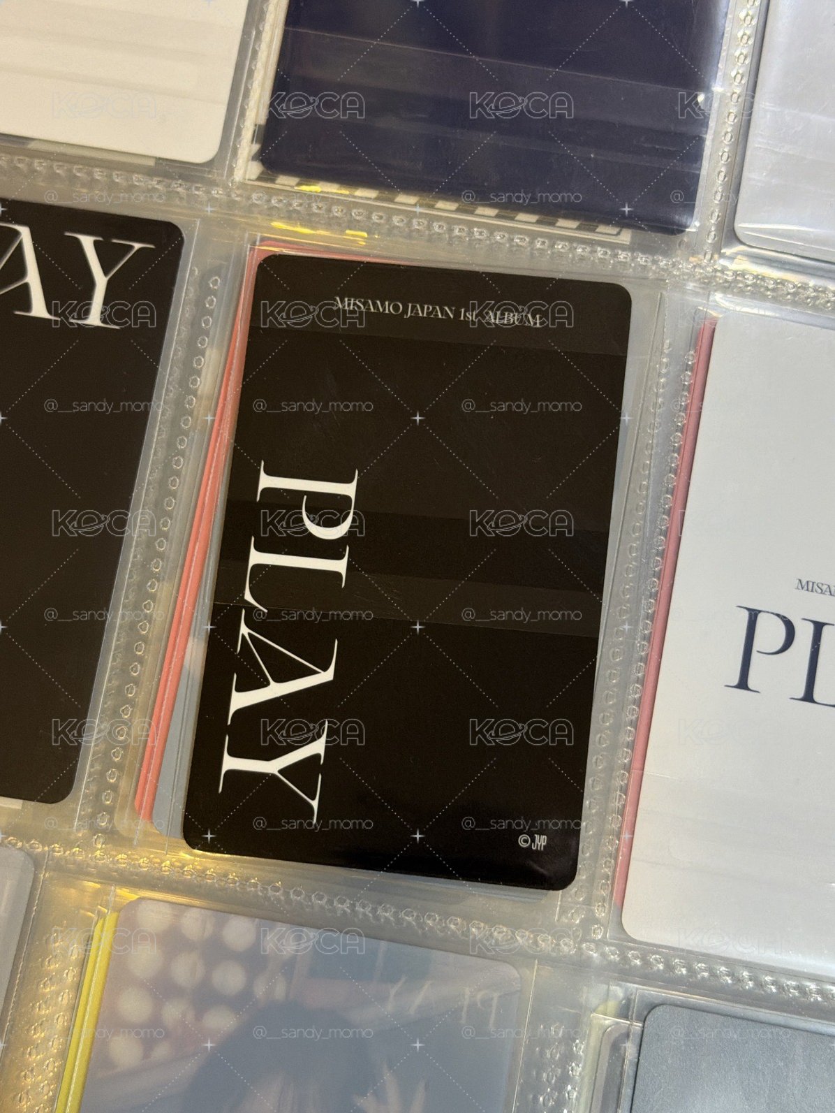 正規一 JYP JAPAN 周邊卡 立牌卡 紗