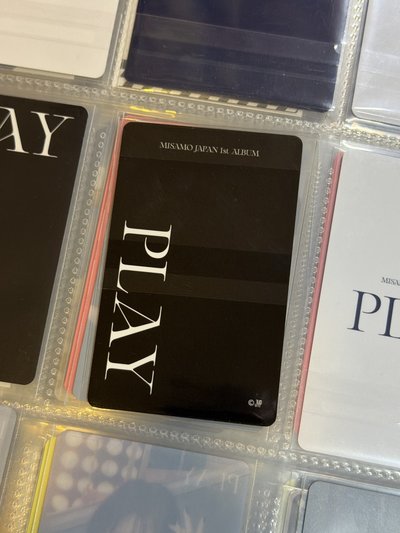 正規一 JYP JAPAN 周邊卡 立牌卡 紗