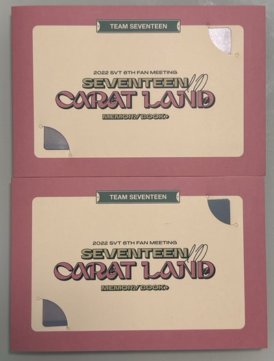 seventeen 2022克拉島 透明明信片特典