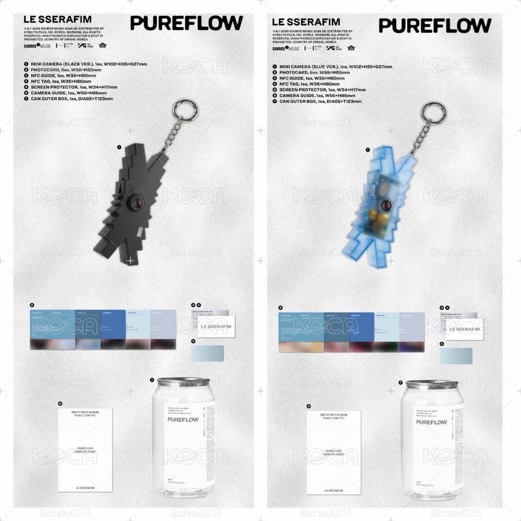 Lesserafim [PUREFLOW pt.1] 相機專 小卡