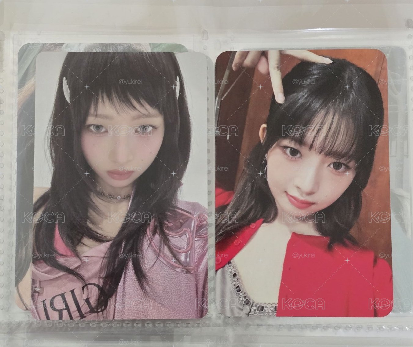 紅色系小怜2張