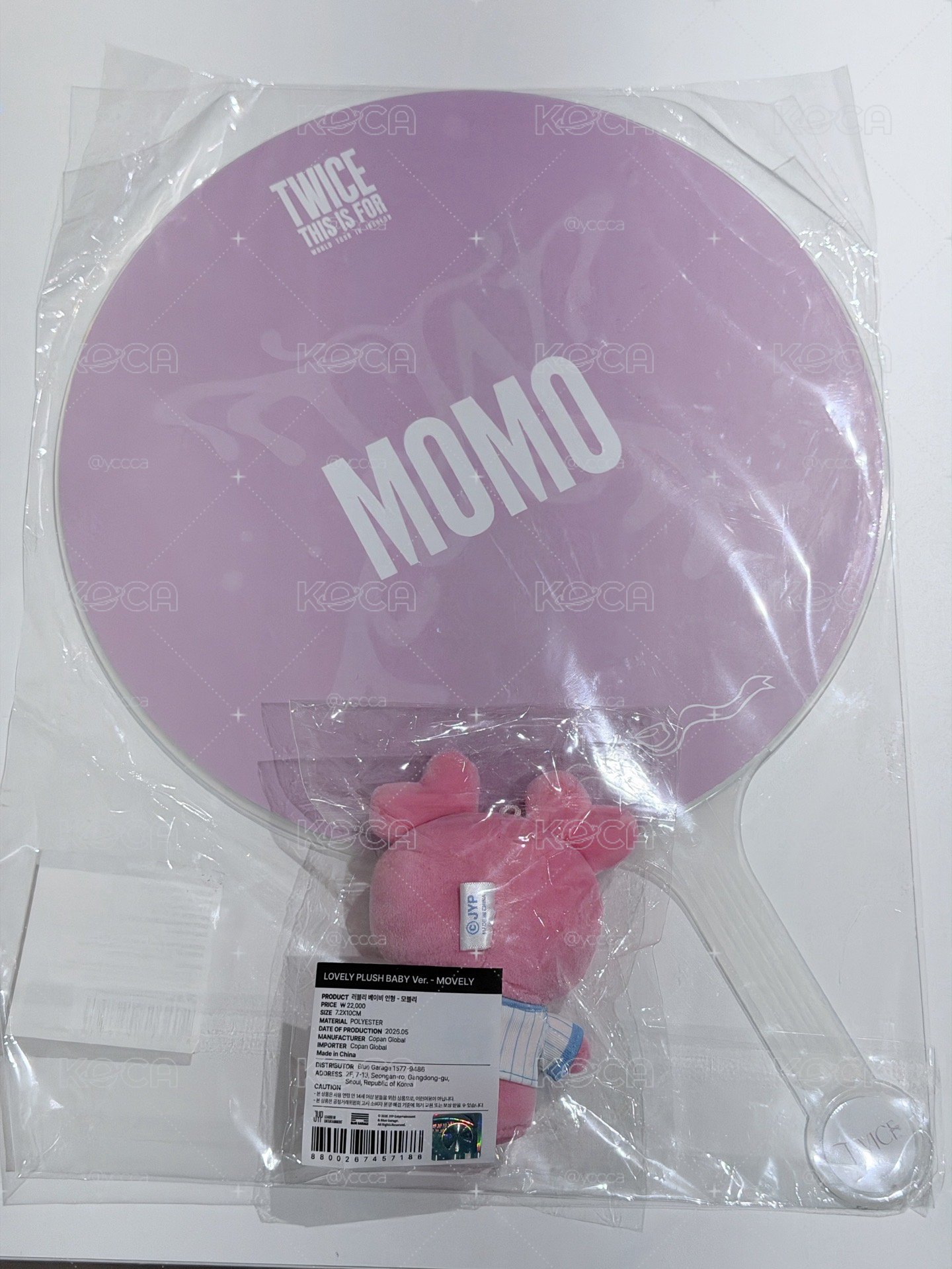 MOVELY棒球娃 + MOMO大王扇