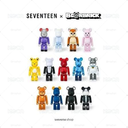 Seventeen x BE@RBRICK 