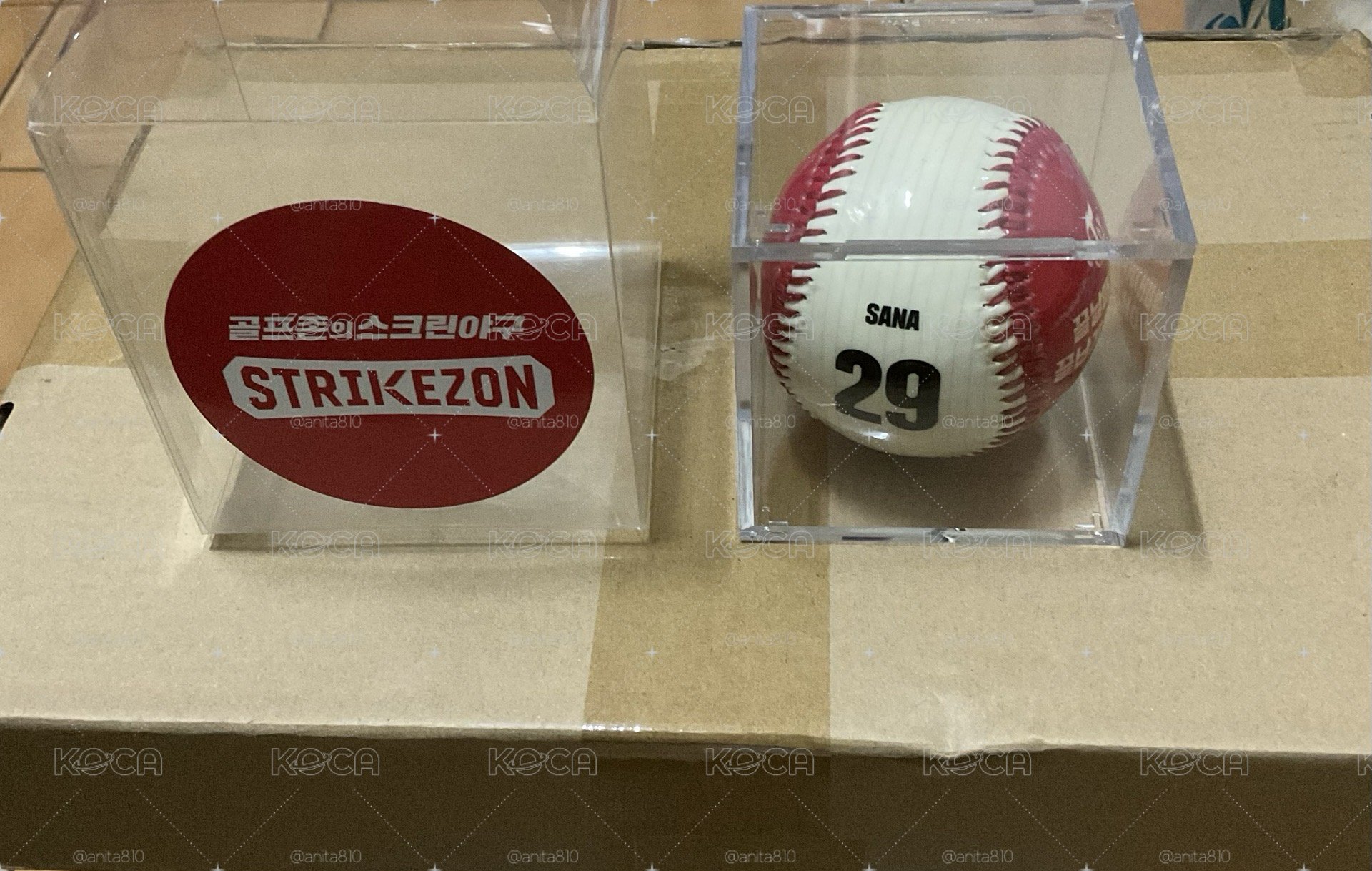 TWICE Strikezon 印簽棒球Sana