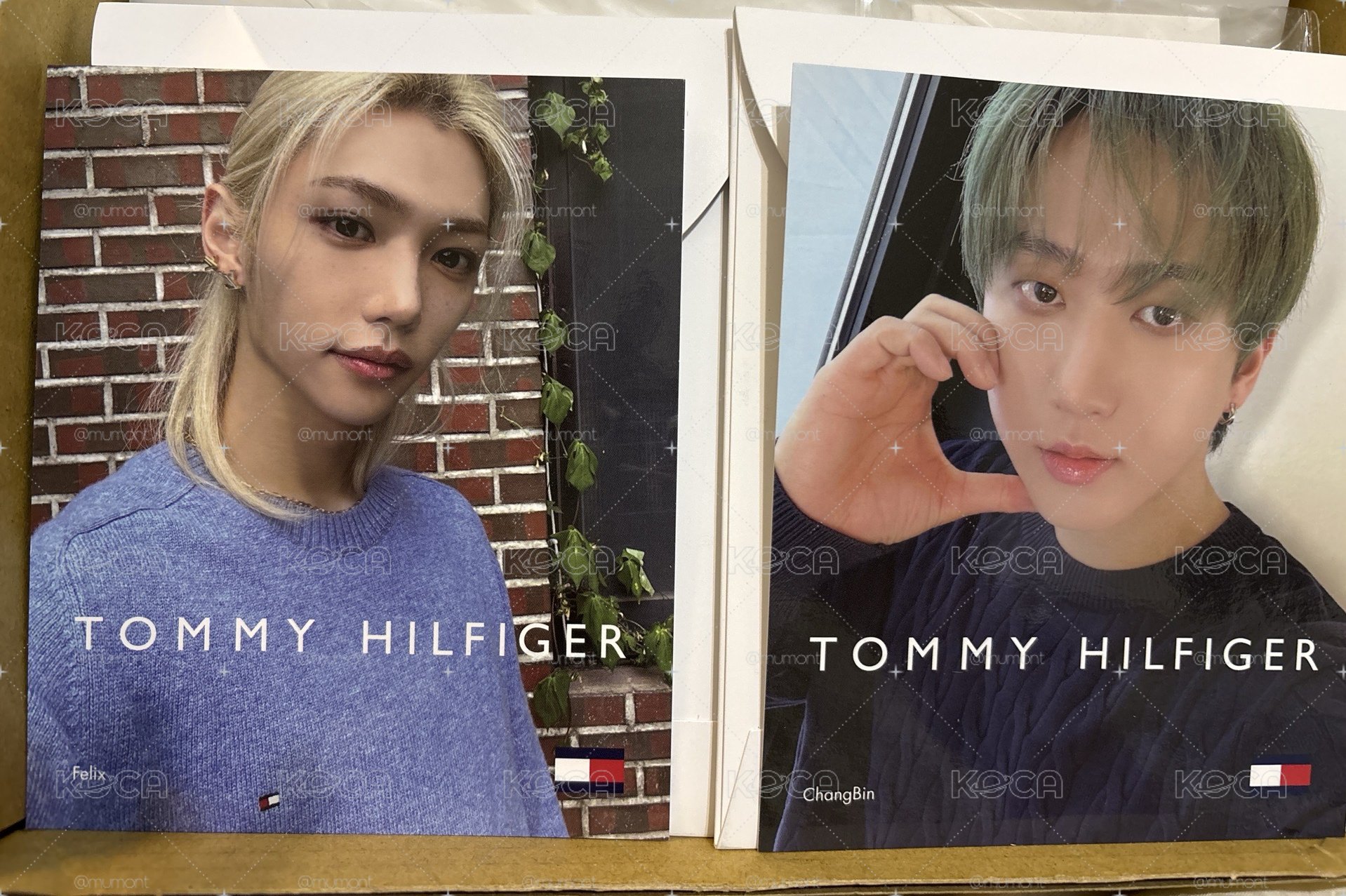 tommy hilfiger x stray kids Felix、彬